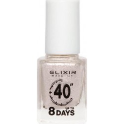 Elixir Make Up Βερνίκι Νυχιών Up To 8 Days #393 (Glitter Platinum) 13ml