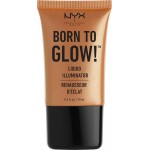 Nyx Professional Makeup Born To Glow Liquid Illuminator Pure Gold 18ml Nyx Professional Makeup Born To Glow Liquid Illuminator Pure Gold 18ml