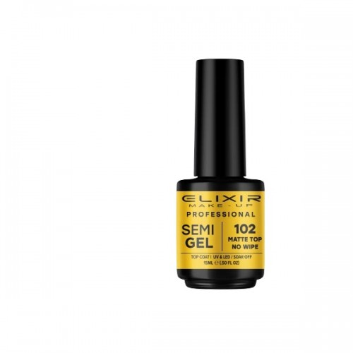 Elixir Make-Up Semi Gel 102 Matte Top No Wipe 15ml