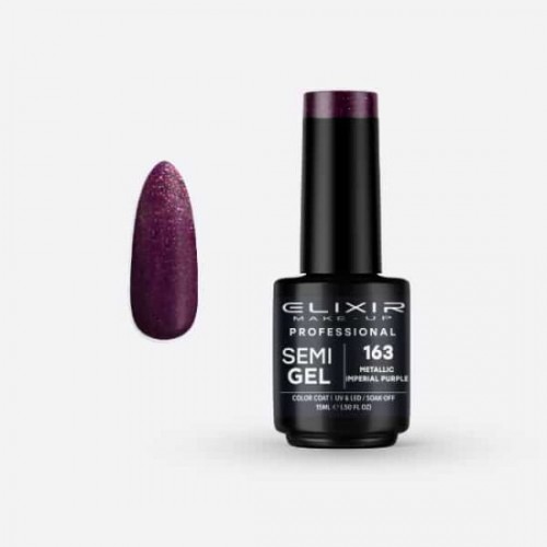 Elixir Make-Up Semi Gel 163 Metallic Imperial Purple 15ml