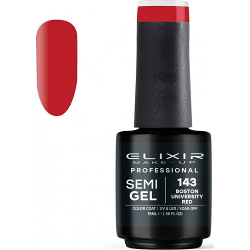 Elixir Make-Up Semi Gel 143 Boston University Red 15ml