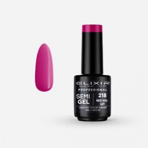 Elixir Make-Up Semi Gel 218 Red Violet 15ml
