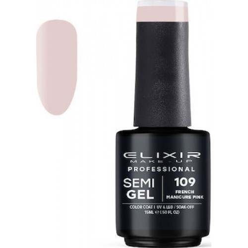 Elixir Make-Up Semi Gel 109 French Manicure Pink 15ml