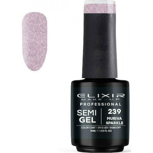 Elixir Make-Up Semi Gel 239 Muriva Sparkle 15ml