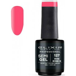 Elixir Make-Up Semi Gel 127 Rose Bonbon 15ml