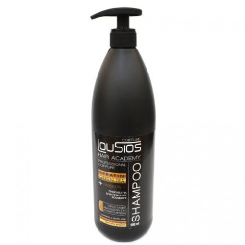Lousios Shampoo Green Tea 900ml ( Σαμπουάν για μαλλιά ξανθά)