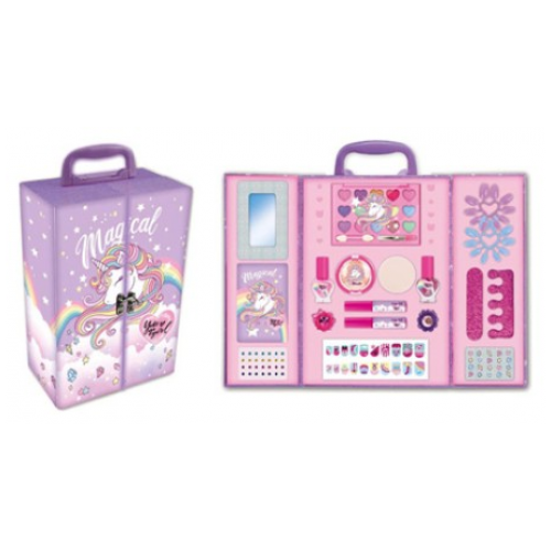 Vyapara Group Magical Unicorn Παιδικό Σετ Βαλιτσάκι Μακιγιάζ