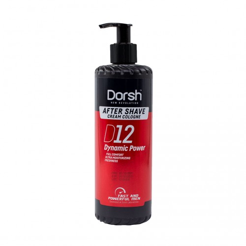 Dorsh New Revolution After Shave Cream Cologne - Dynamic Power D12 400ml