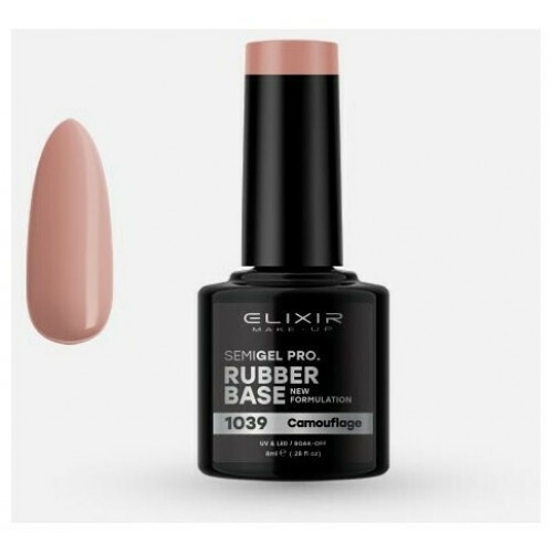 Elixir Make Up Semigel Rubber Base Camouflage 1339 8ml