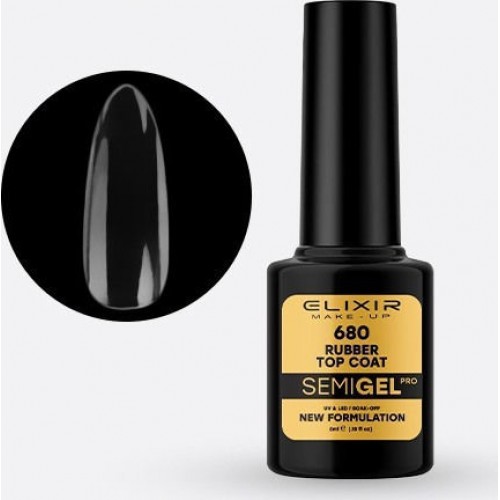 Elixir Make-Up 680 Rubber Top Coat No Wipe 5ml