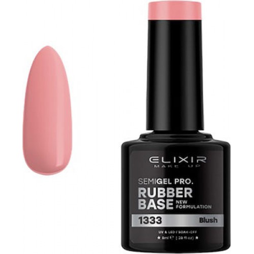 Elixir Make Up Semigel Rubber Base Blush 1333 8ml