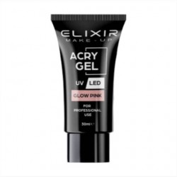 Elixir Make-Up Acrygel Νυχιών 710 Glow Pink 30ml