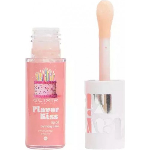 Elixir Make Up Flavor Kiss Lip Oil Birthday Cake 4gr