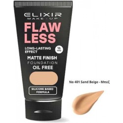 Elixir Make Up Matte Finish Foundation No 401 Sand Beige 30ml