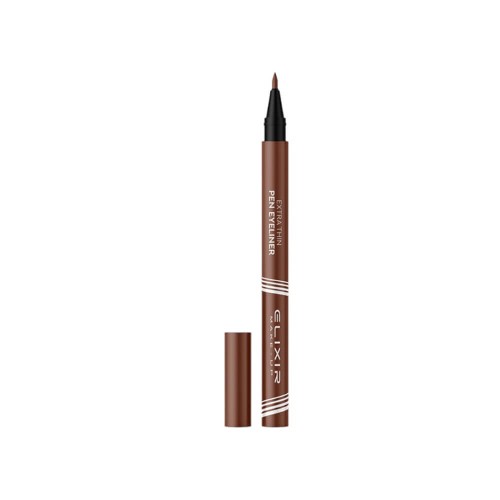Elixir Make-Up Extra Thin Pen Eyeliner 002 Brown Cafe 1gr