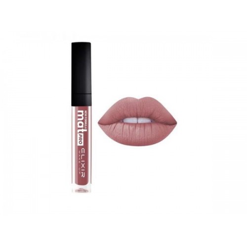 Elixir Make Up Liquid Mat Pro Lip Gloss  #438 (Sand Nude) 7ml