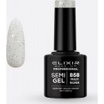 Elixir Semi Gel (Ημιμόνιμο βερνίκι) - 858 (Multi Silver) 8ml