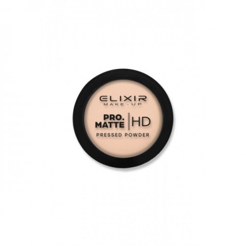 Elixir Make Up Pro Matte Pressed Powder HD 204 Latte Coffee 8gr