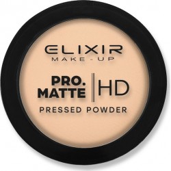 Elixir Make Up Pro Matte Pressed Powder HD 207 Light Brown 9gr