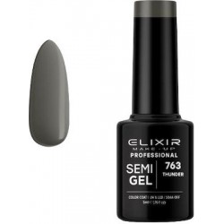 Elixir Make - Up Ημιμόνιμο Βερνίκι Νυχιών Semi Gel 763 Thunder 5ml