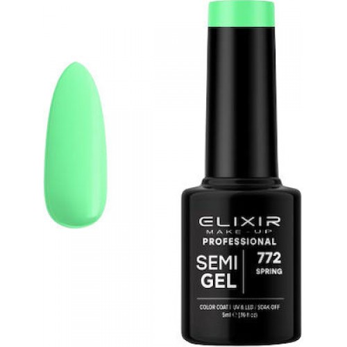 Elixir Make-Up Semi Gel Ημιμόνιμο Βερνίκι Νυχιών 772 Springs 5ml