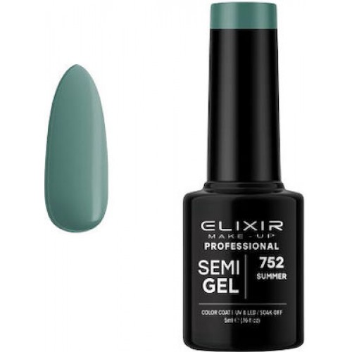 Elixir Make-Up Semi Gel Ημιμόνιμο Βερνίκι Νυχιών 752 Summer 5ml