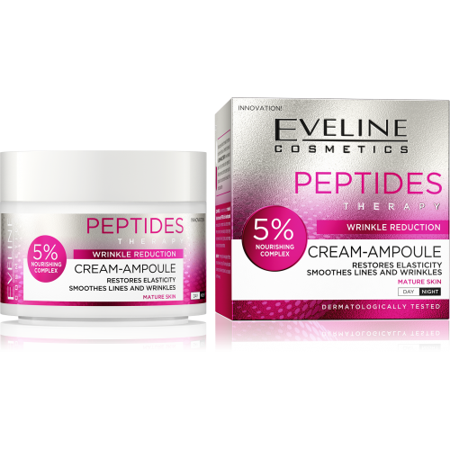 Eveline Cosmetics Peptides Therapy Wrinkle Reduction Cream Ampoule 50ml