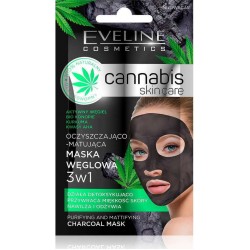 Eveline Cannabis Skin Care Charcoal Mask 7ml