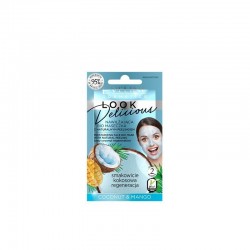 Eveline Look Delicious Coconut & mango Μάσκα Προσώπου για Ενυδάτωση 10ml
