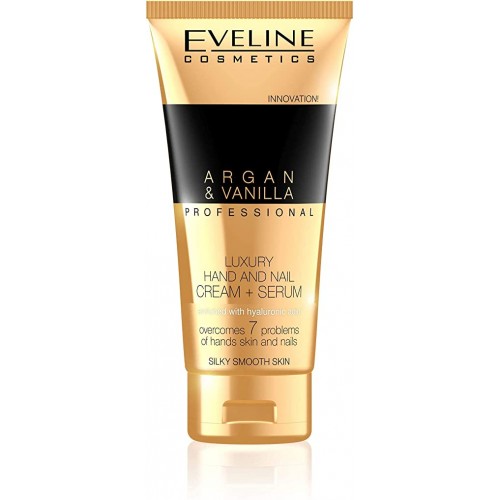 Eveline Cosmetics Hand & Nail Spa Cream + Serum Argan & Vanilla 100ml