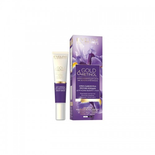 EVELINE Gold&Retinol Anti-wrinkle Eye and Eyelid Cream-Serum 20ml