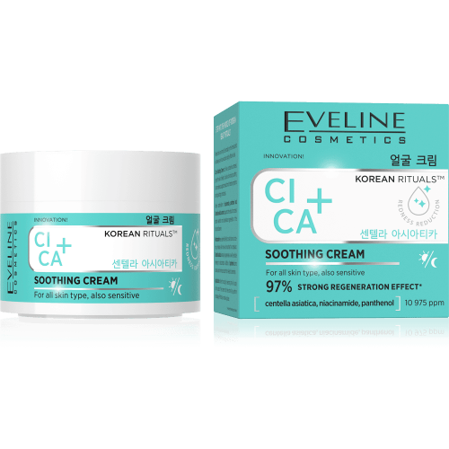 Eveline Cosmetics Korean Rituals Cica+ Soothing Face Cream (50ml)