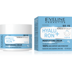 Eveline Cosmetics Hyaluron + Moisturising Face Cream + Korean Rituals 50ml