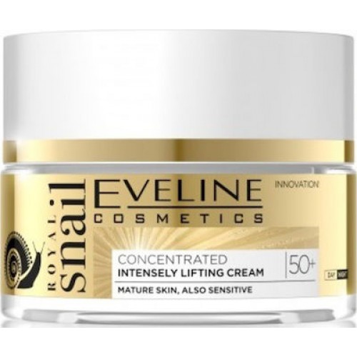 Eveline Royal Snail Concentrated 50+ Intensely Lifting Cream for Mature Skin & Sensitive 50ml