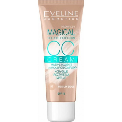 Eveline Cosmetics Magical CC Cream 52 Medium Beige SPF15 30ml