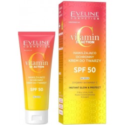 Eveline Cosmetics Vitamin C 3X Action Moisturizing & Protective Face Cream SPF 50 30ml