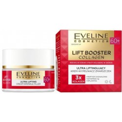 Eveline Cosmetics Lift Booster Collagen Αντιγηραντική & Συσφικτική Κρέμα Προσώπου με Κολλαγόνο 50ml