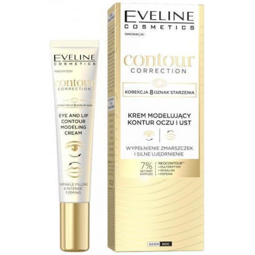 Eveline Cosmetics Contour Correction Eye and Lip Contour Modeling Cream 20ml