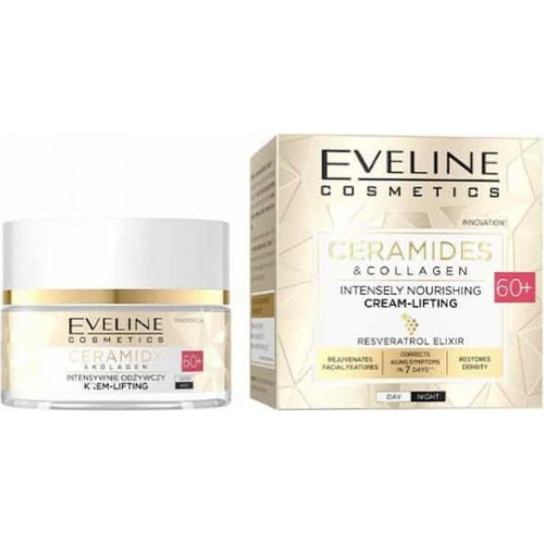Eveline Cosmetics Ceramides & Collagen Intensely Nourishing Cream-Lifting 60+ 50ml