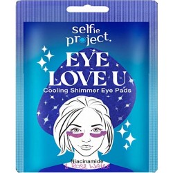 Fabco Cosmetics Selfie Project Eyepads Eye Love U Μάσκα Ματιών για Λάμψη Νύχτας 2τμχ