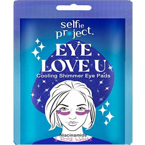 Fabco Cosmetics Selfie Project Eyepads Eye Love U Μάσκα Ματιών για Λάμψη Νύχτας 2τμχ