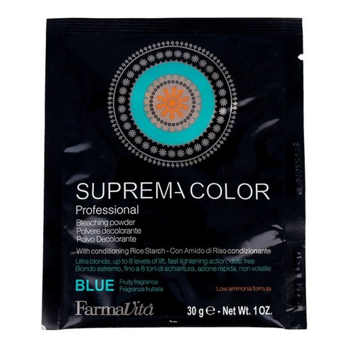 Farmavita Suprema Color Blue Σκόνη Ξανοίγματος έως 8 Τόνους 30gr