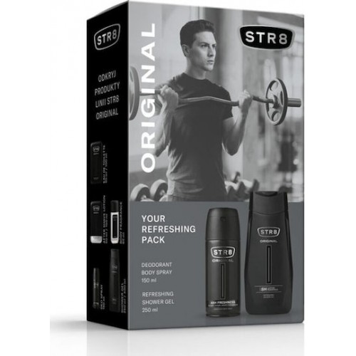 STR8 Σετ Περιποίησης για Καθαρισμό Σώματος 2τμχ