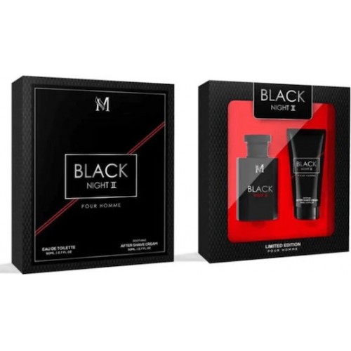 Mirage Black Night II Ανδρικό Σετ Eau de Toilette 2τμχ