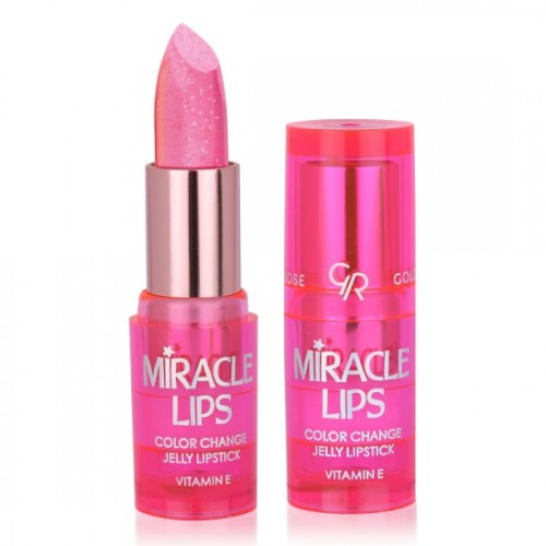 Golden Rose Miracle Lips Color Change Jelly Lipstick 101 Berry Pink 3.7gr