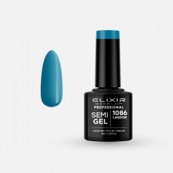 Elixir Ημιμόνιμο Βερνίκι Νυχιών Semi Gel 1086 Lagoon 8ml