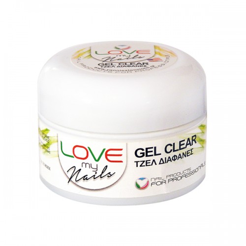 LOVE MY NAILS GEL ΝΥΧΙΩΝ  (CLEAR)-15gr 