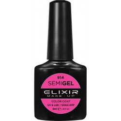 Elixir Semi Gel (Ημιμόνιμο βερνίκι) - 914 (Antique Pink) 8ml