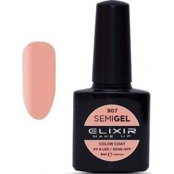 Elixir Semi Gel (Ημιμόνιμο βερνίκι) - 907 (Puce) 8ml