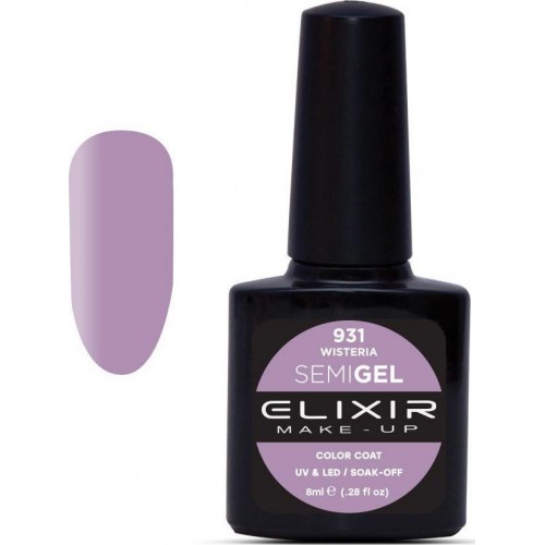 Elixir Semi Gel (Ημιμόνιμο βερνίκι) - 931 (Wisteria) 8ml
